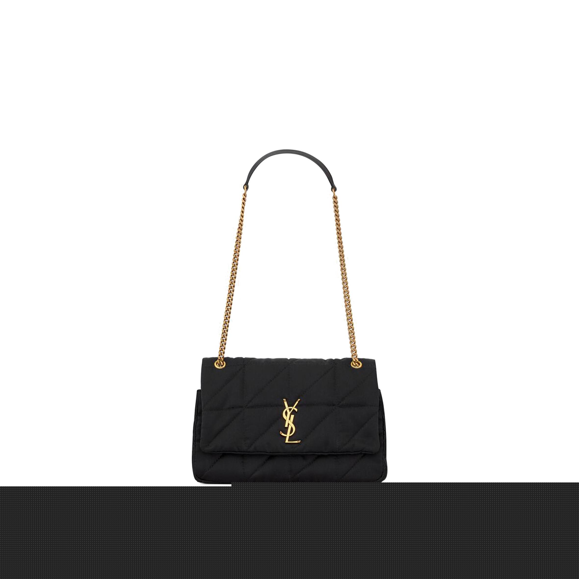 Y*L jamie medium chain bag in satin and leather 515821faauf1000 (25*15*7.5cm)