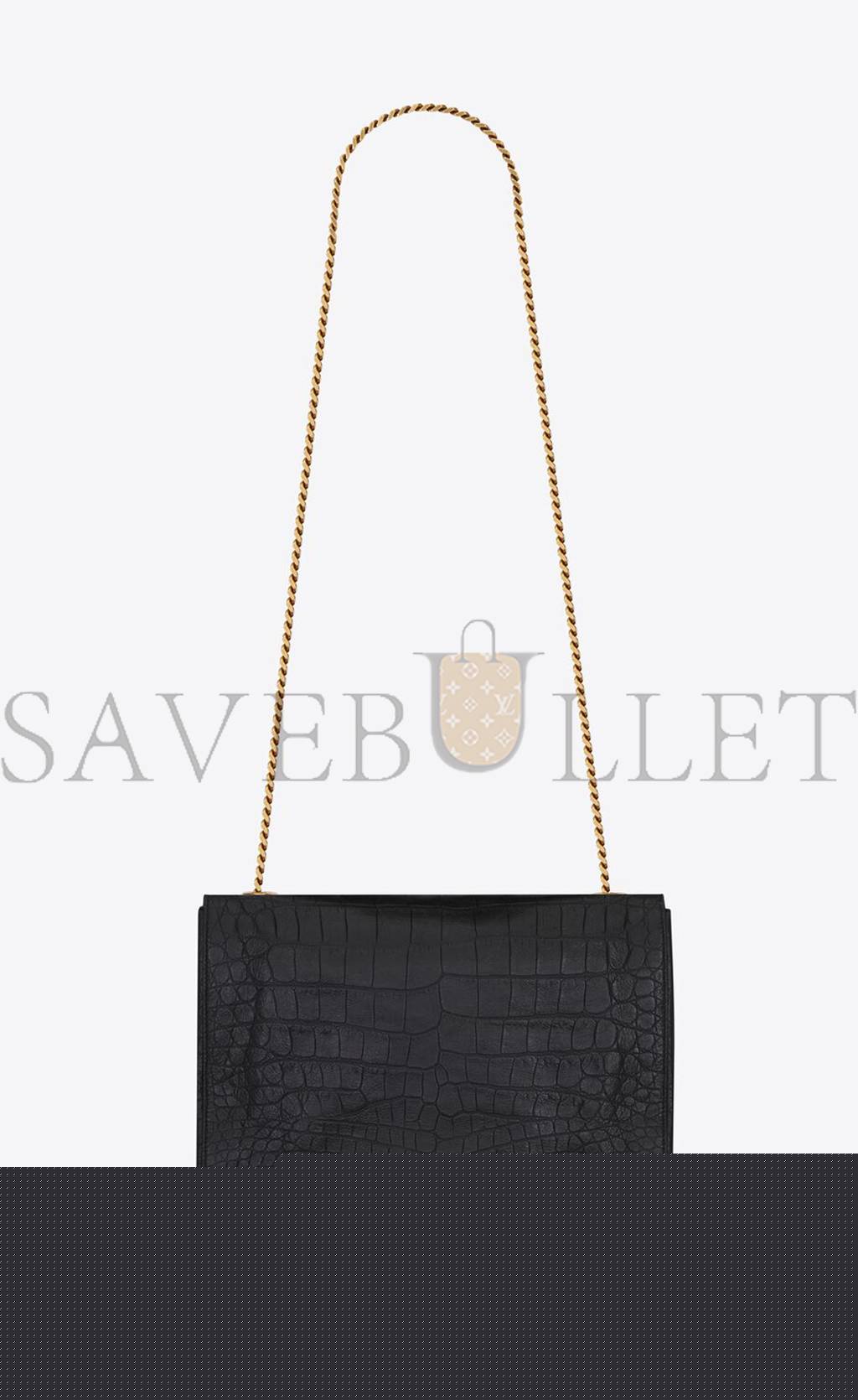 Y*L kate medium reversible chain bag in suede and crocodile-embossed leather 55380424o1w1062 (28.5*20*6cm)