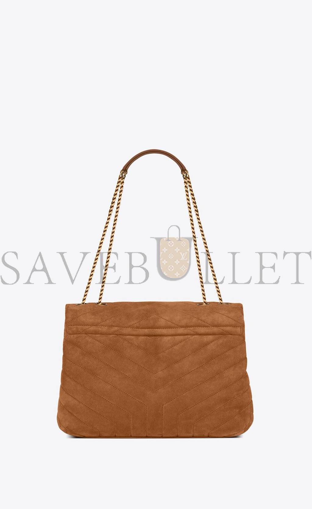 Y*L loulou medium chain bag in quilted suede 5749461u8c77761 (32*22*12cm)