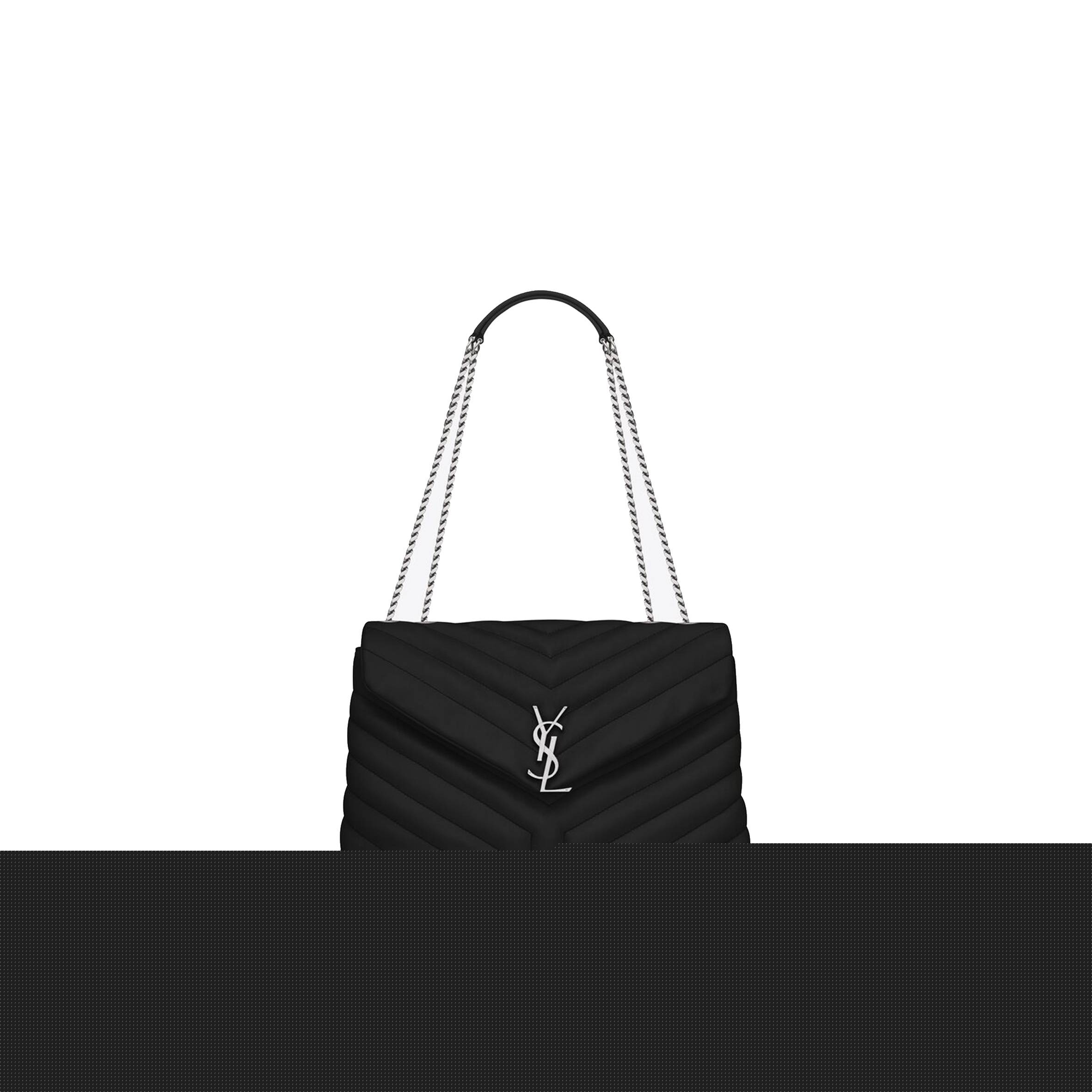 Y*L loulou medium chain bag in quilted leather 574946dv7261000 (32*22*12cm)