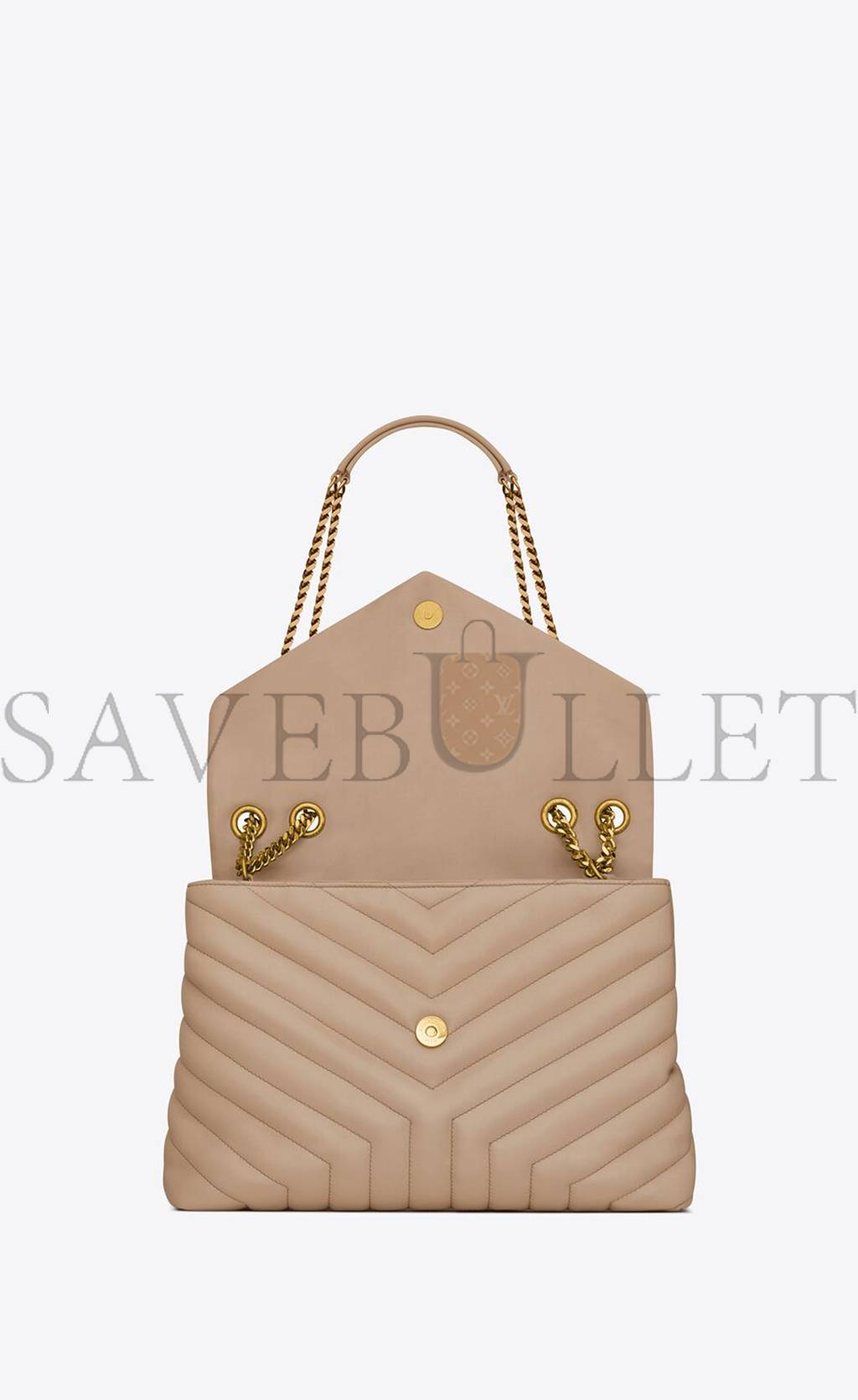 Y*L loulou medium chain bag in quilted leather 574946dv7272721 (32*22*12cm)