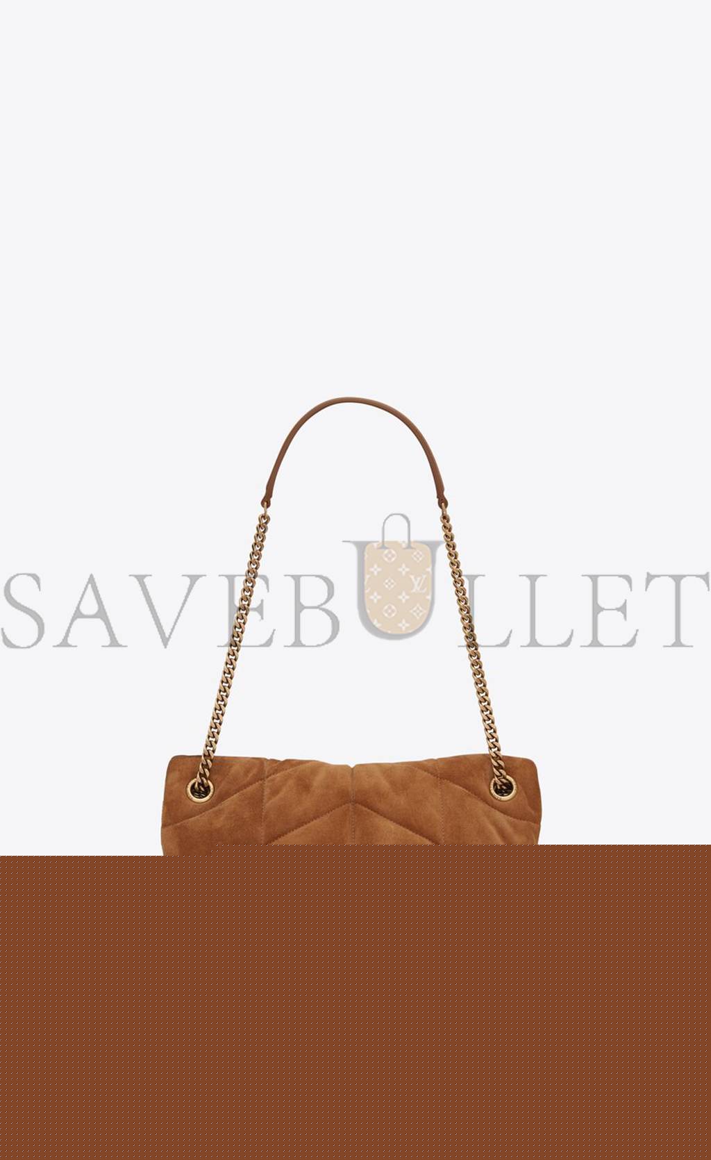 Y*L puffer small chain bag in quilted suede 5774761u8377761 (29*17*11cm)