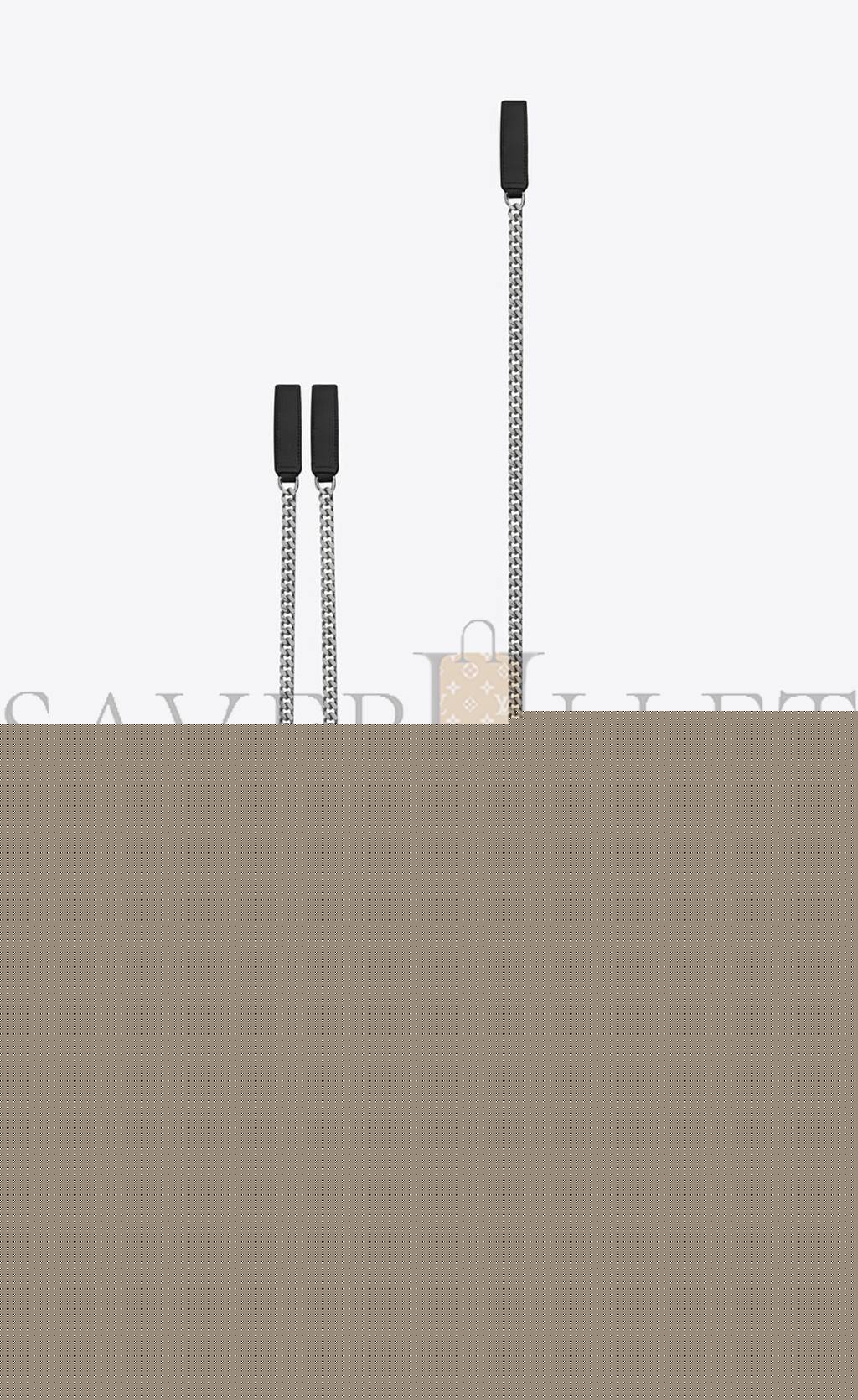 Y*L envelope large bag in mix matelassé grain de poudre embossed leather 600166bow921000 (31*22*7.5cm)