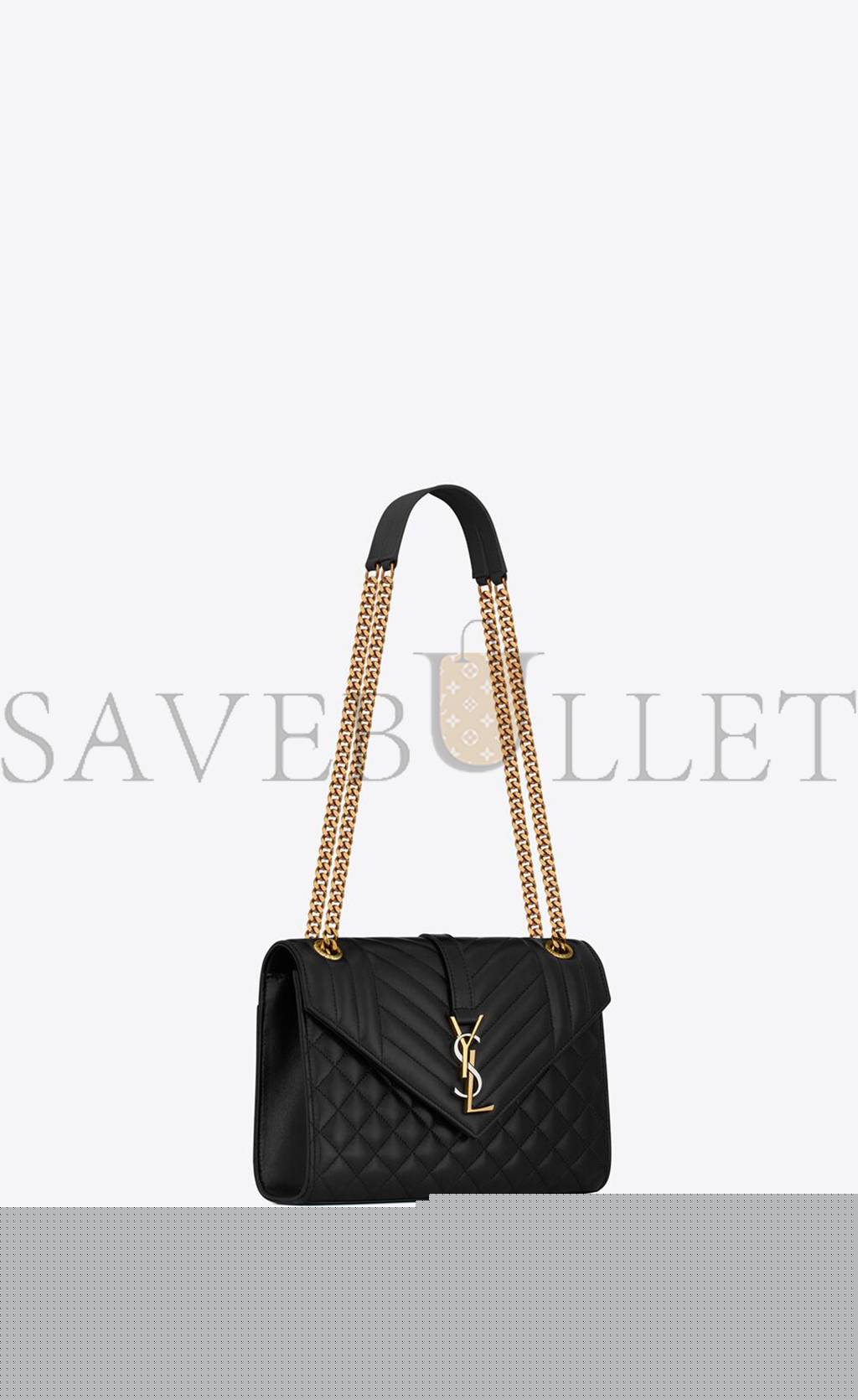 Y*L envelope medium in mix matelassé leather 600185aabzo1025 (24*17.5*6cm)