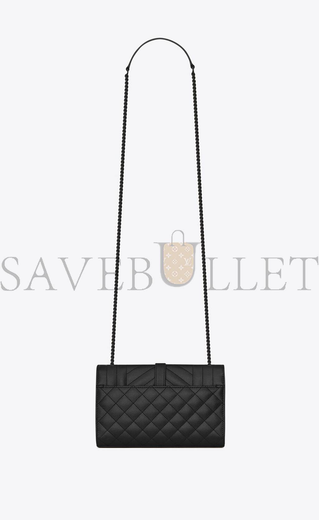 Y*L envelope small bag in mix matelassé grain de poudre embossed leather 600195bow981000 (21*13*6cm)