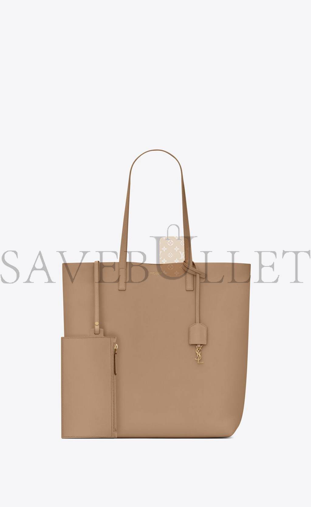 y*l shopping bag Sa**t Lau*nt ns in smooth leather 600306csv0j2346 (32.5*35*10.5cm)