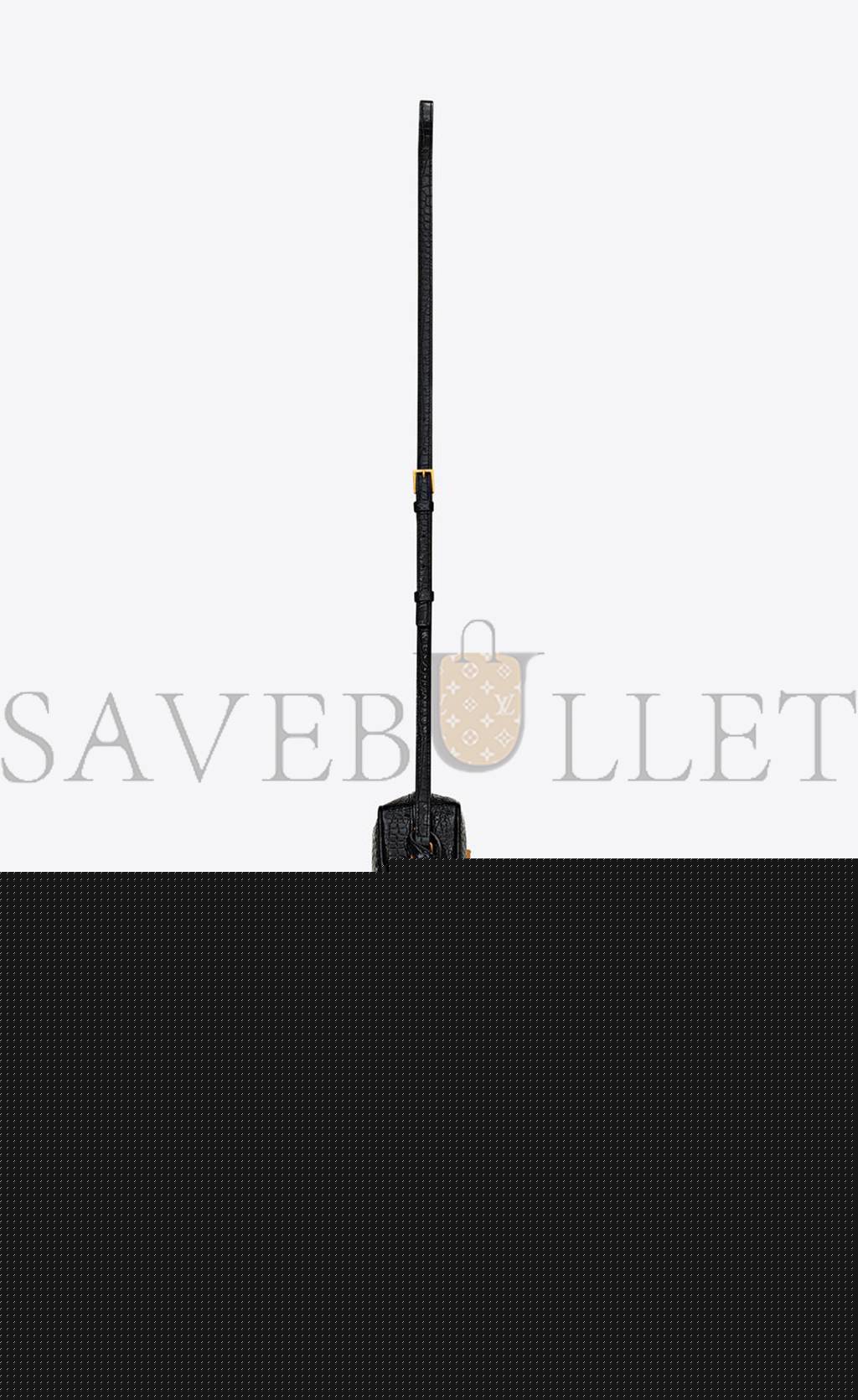 Y*L lou camera bag in crocodile-embossed shiny leather 612542dnd0w1000 (23*16*6cm)