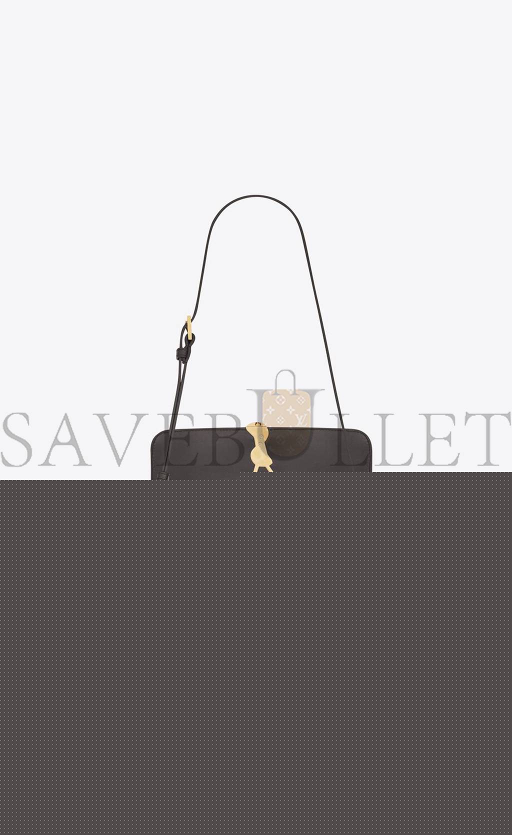 y*l solferino medium satchel in box Sa**t Lau*nt leather 6343050sx0w1112 (23*16*6cm)