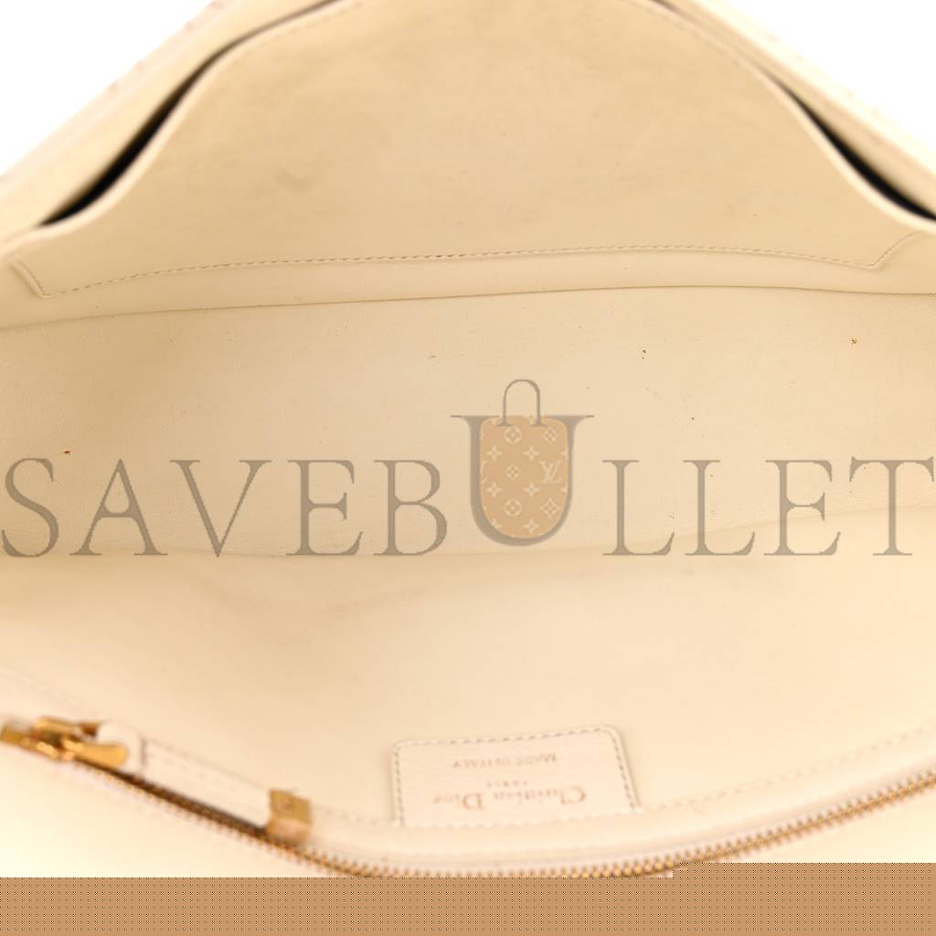 D*or grained calfskin cannage large caro bag latte (29*17*8.9cm)