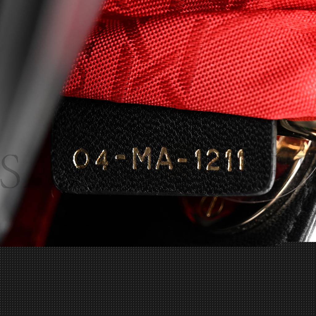 D*or lambskin cannage small my abcD*or lady D*or black (20*18*8.9cm)