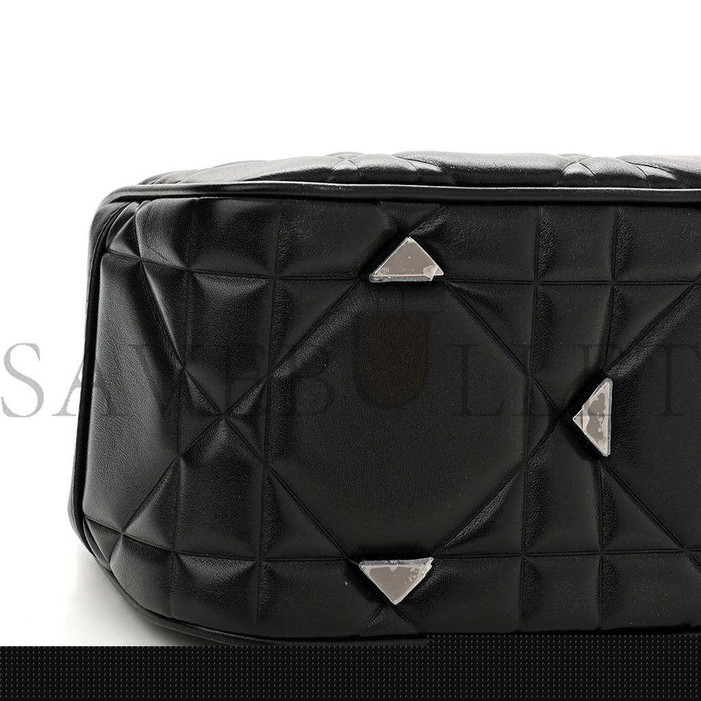 D*or lambskin cannage the lady 95.22 black (30*18*12.1cm)