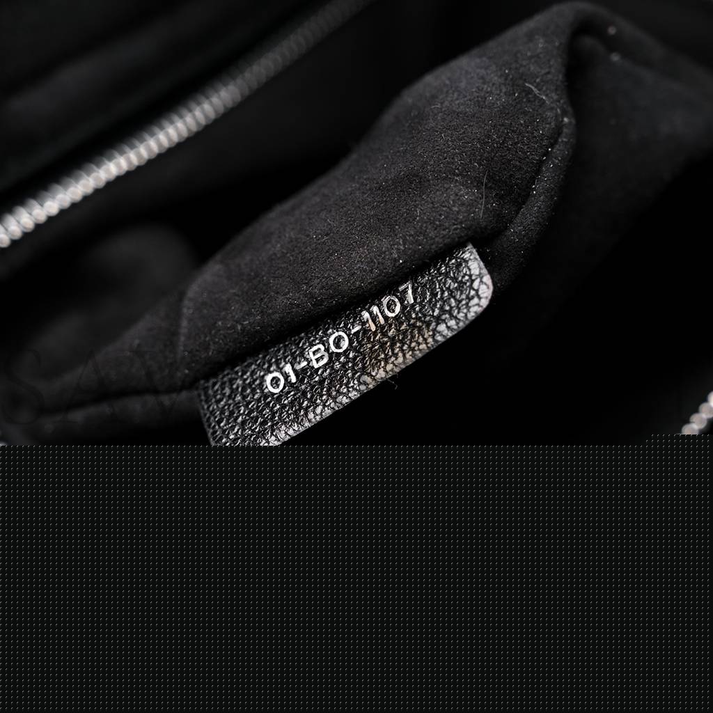 D*or canyon grained lambskin large lady D*or black (32*23*12.1cm)