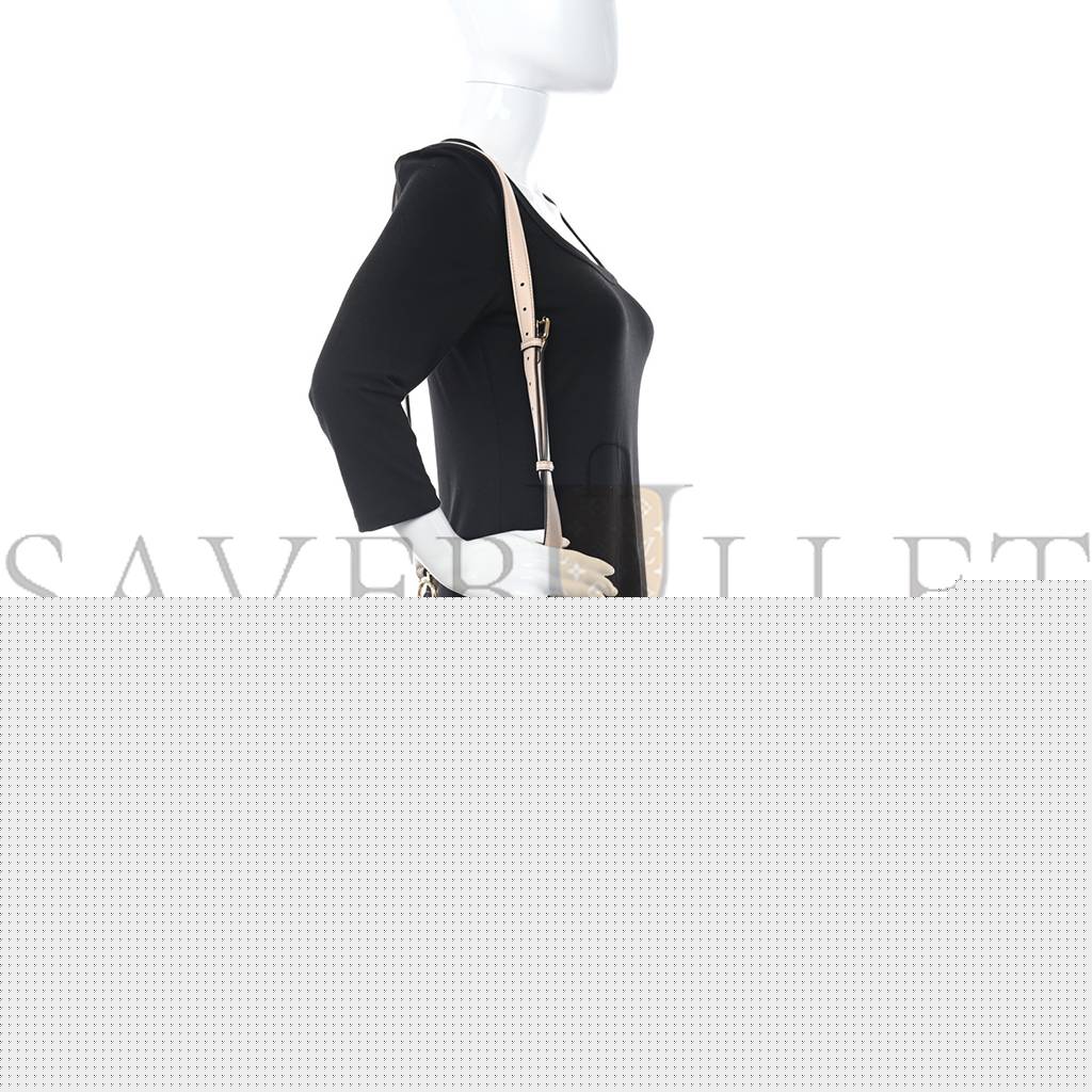 F**di vitello seta shiny nappa plexiglass small peekaboo i see u satchel poudre (27*20*10cm)